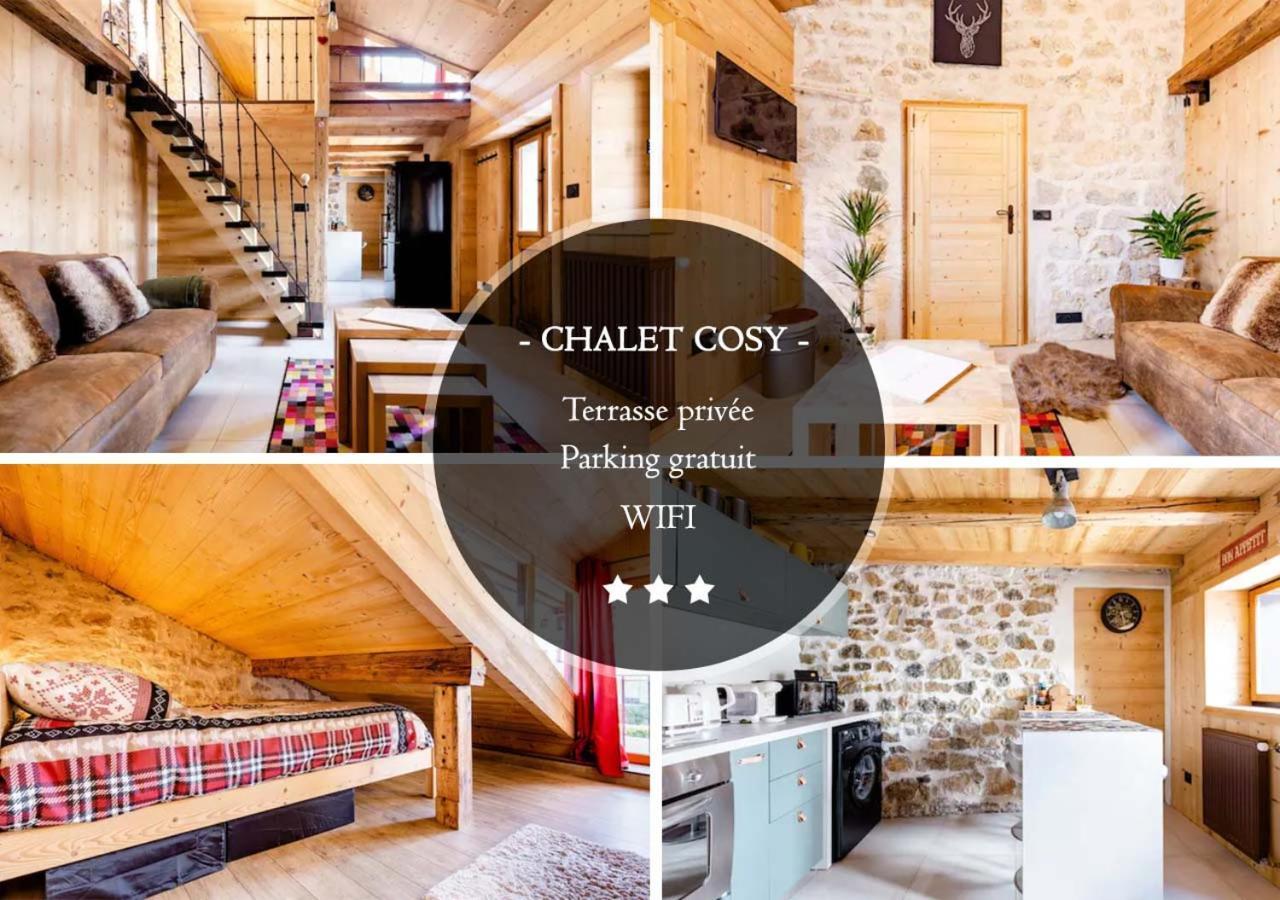 Chalet Annecy 200M Lac, Plage & Montagnes Exterior foto
