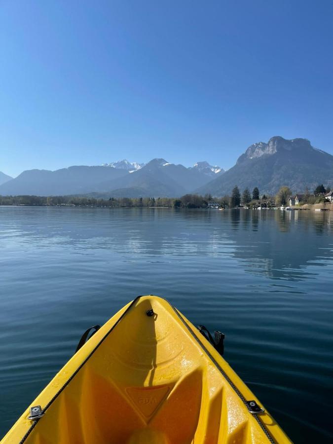 Chalet Annecy 200M Lac, Plage & Montagnes Exterior foto